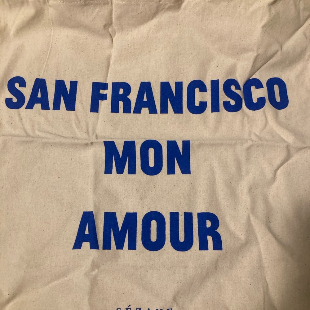 Sezane NWOT San Francisco Mon Amour Tote - Picture 3 of 3